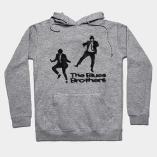 the blues brothers distressed graphic Hoodie